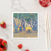 Paul Signac - Place des Lices, Saint-Tropez Serviette (Beispiel)