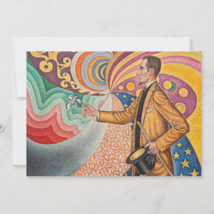 Paul Signac - Portrait von Felix Feneon, Opus 217 Dankeskarte