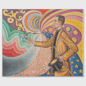 Paul Signac - Portrait von Felix Feneon, Opus 217 Geschenkpapier (Flach)