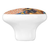 Paul Signac - Portrait von Felix Feneon, Opus 217 Keramikknauf (Seitenansicht)