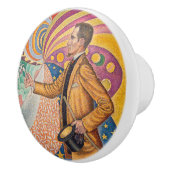 Paul Signac - Portrait von Felix Feneon, Opus 217 Keramikknauf (Rechts)