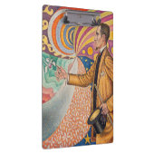 Paul Signac - Portrait von Felix Feneon, Opus 217 Klemmbrett (Rechts)