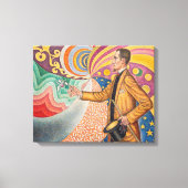 Paul Signac - Portrait von Felix Feneon, Opus 217 Leinwanddruck (Vorderseite)