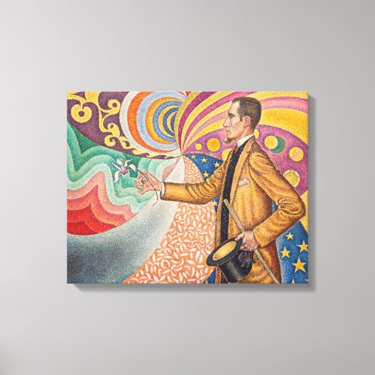 Paul Signac - Portrait von Felix Feneon, Opus 217 Leinwanddruck (Vorderseite)