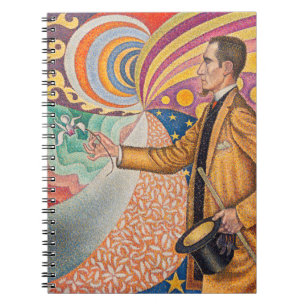 Paul Signac - Portrait von Felix Feneon, Opus 217 Notizblock