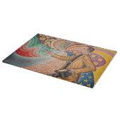 Paul Signac - Portrait von Felix Feneon, Opus 217 Schneidebrett (Ecke)