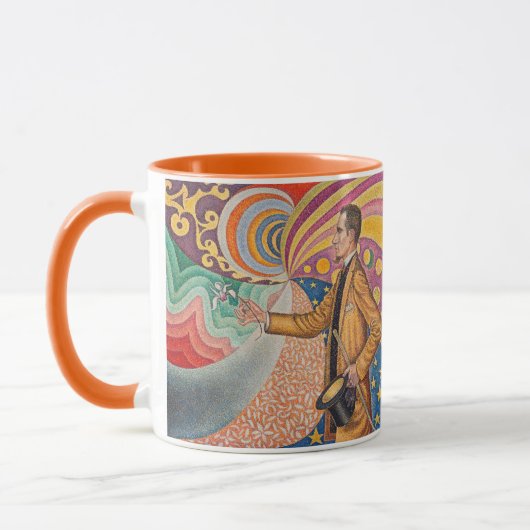 Paul Signac - Portrait von Felix Feneon, Opus 217 Tasse (Links)