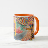 Paul Signac - Portrait von Felix Feneon, Opus 217 Tasse (VorderseiteRechts)