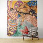 Paul Signac - Portrait von Felix Feneon, Opus 217 Wandteppich (Beispiel)