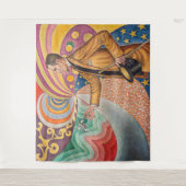 Paul Signac - Portrait von Felix Feneon, Opus 217 Wandteppich (Vorderseite)