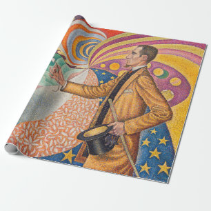 Paul Signac - Porträt von M Felix Feneon, Opus 217 Geschenkpapier