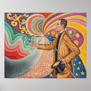 Paul Signac - Porträt von M Felix Feneon, Opus 217 Poster