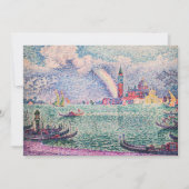 Paul Signac - Rainbow, Venedig Dankeskarte (Vorderseite)