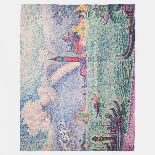 Paul Signac - Rainbow, Venedig Fleecedecke (Vorderseite)