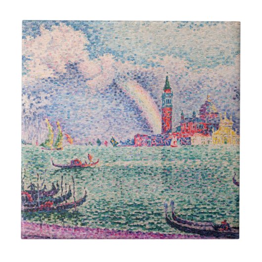 Paul Signac - Rainbow, Venedig Fliese (Vorderseite)