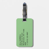 Paul Signac - Rainbow, Venedig Gepäckanhänger (Rückseite vertikal)