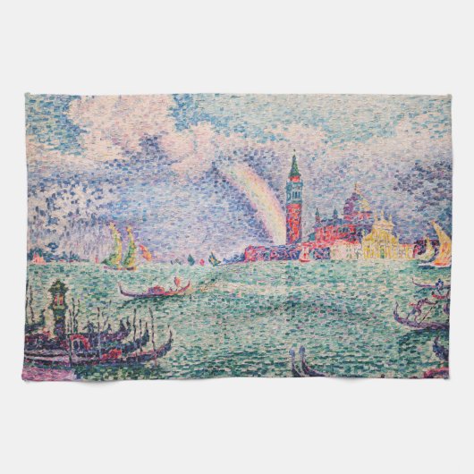 Paul Signac - Rainbow, Venedig Geschirrtuch (Horizontal)