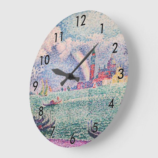 Paul Signac - Rainbow, Venedig Große Wanduhr (Winkel)