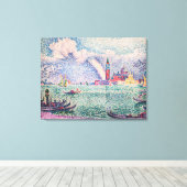 Paul Signac - Rainbow, Venedig Leinwanddruck (Insitu (Holzboden))