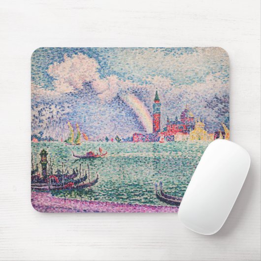 Paul Signac - Rainbow, Venedig Mousepad (Mit Mouse)