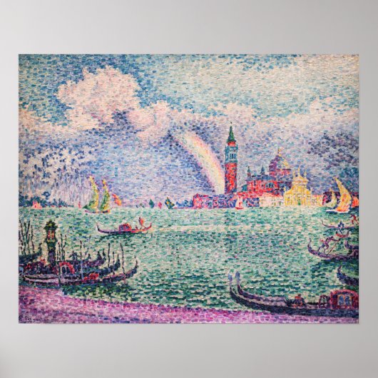 Paul Signac - Rainbow, Venedig Poster (Vorne)