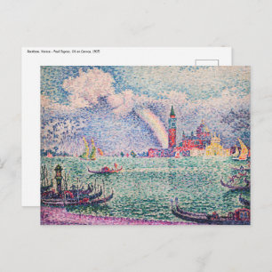 Paul Signac - Rainbow, Venedig Postkarte