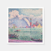 Paul Signac - Rainbow, Venedig Serviette (Vorderseite)