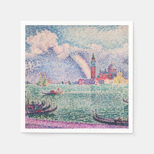 Paul Signac - Rainbow, Venedig Serviette (Vorderseite)