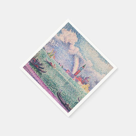 Paul Signac - Rainbow, Venedig Serviette (Ecke)