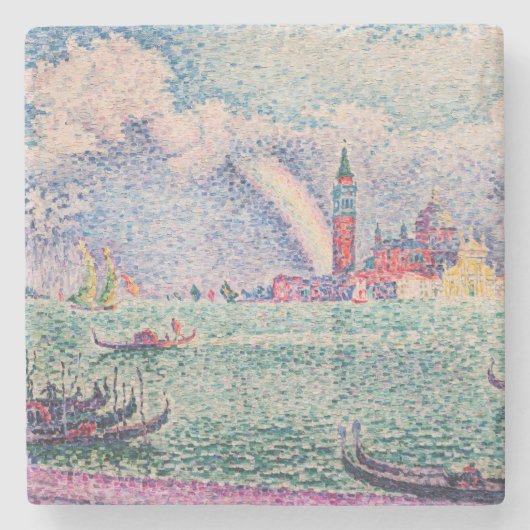 Paul Signac - Rainbow, Venedig Steinuntersetzer (Vorderseite)