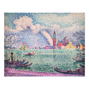 Paul Signac - Regenbogen, Venedig Fotodruck