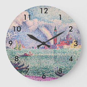 Paul Signac - Regenbogen, Venedig Große Wanduhr