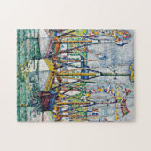 Paul Signac - Segen der Thunfischflotte in Groix. Puzzle (Horizontal)