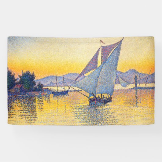 Paul Signac - The Port at Sunset, Opus 236 Banner (Horizontal)