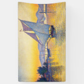 Paul Signac - The Port at Sunset, Opus 236 Banner (Vertikal)