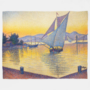 Paul Signac - The Port at Sunset, Opus 236 Fleecedecke