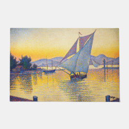 Paul Signac - The Port at Sunset, Opus 236 Fußmatte