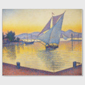 Paul Signac - The Port at Sunset, Opus 236 Geschenkpapier (Flach)