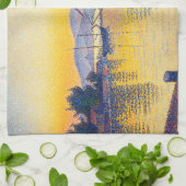 Paul Signac - The Port at Sunset, Opus 236 Geschirrtuch (Gefaltet)