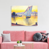 Paul Signac - The Port at Sunset, Opus 236 Leinwanddruck (Insitu (Wohnzimmer))