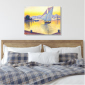 Paul Signac - The Port at Sunset, Opus 236 Leinwanddruck (Insitu (Schlafzimmer))