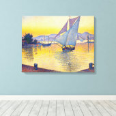 Paul Signac - The Port at Sunset, Opus 236 Leinwanddruck (Insitu (Holzboden))
