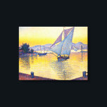 Paul Signac - The Port at Sunset, Opus 236 Leinwanddruck<br><div class="desc">The Port at Sunset,  Opus 236 (Saint-Tropez) / Le Port au soleil couchant,  Opus 236 (Saint-Tropez) - Paul Signac,  Oil on Leinwand,  1892</div>