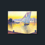 Paul Signac - The Port at Sunset, Opus 236 Leinwanddruck<br><div class="desc">The Port at Sunset,  Opus 236 (Saint-Tropez) / Le Port au soleil couchant,  Opus 236 (Saint-Tropez) - Paul Signac,  Oil on Leinwand,  1892</div>