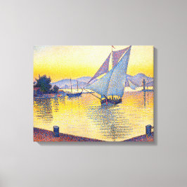 Paul Signac - The Port at Sunset, Opus 236 Leinwanddruck