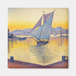 Paul Signac - The Port at Sunset, Opus 236 Magnet