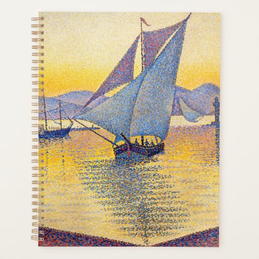 Paul Signac - The Port at Sunset, Opus 236 Planer (Vorderseite)
