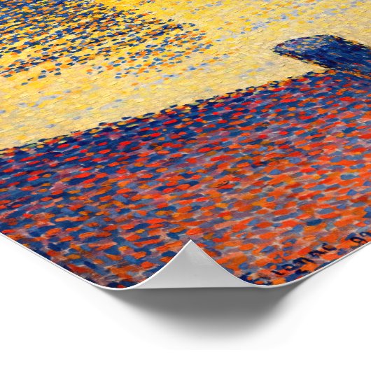 Paul Signac - The Port at Sunset, Opus 236 Poster (Ecke)