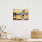 Paul Signac - The Port at Sunset, Opus 236 Poster (Küche)
