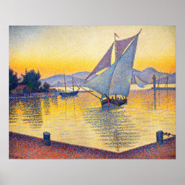 Paul Signac - The Port at Sunset, Opus 236 Poster